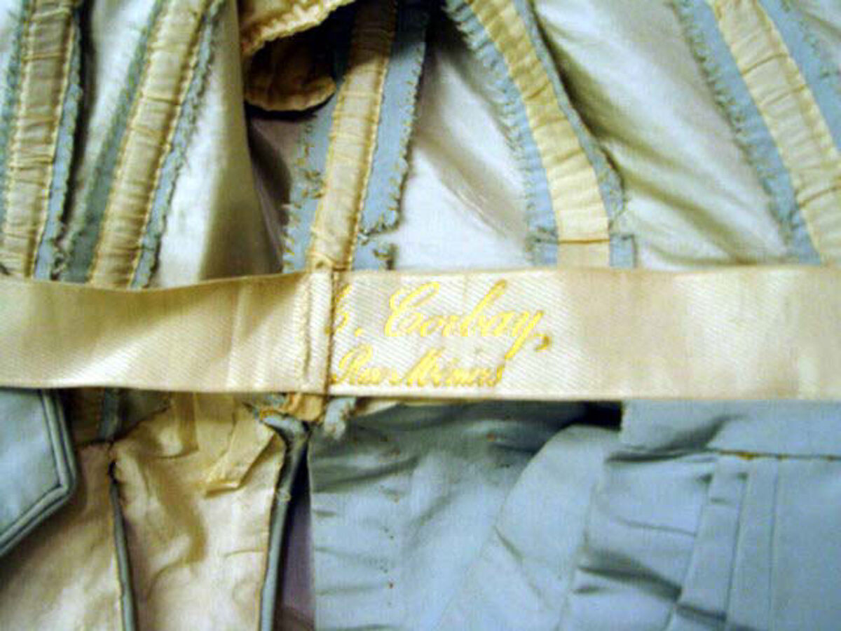 Dinner dress, A. Corbay (French), silk, French