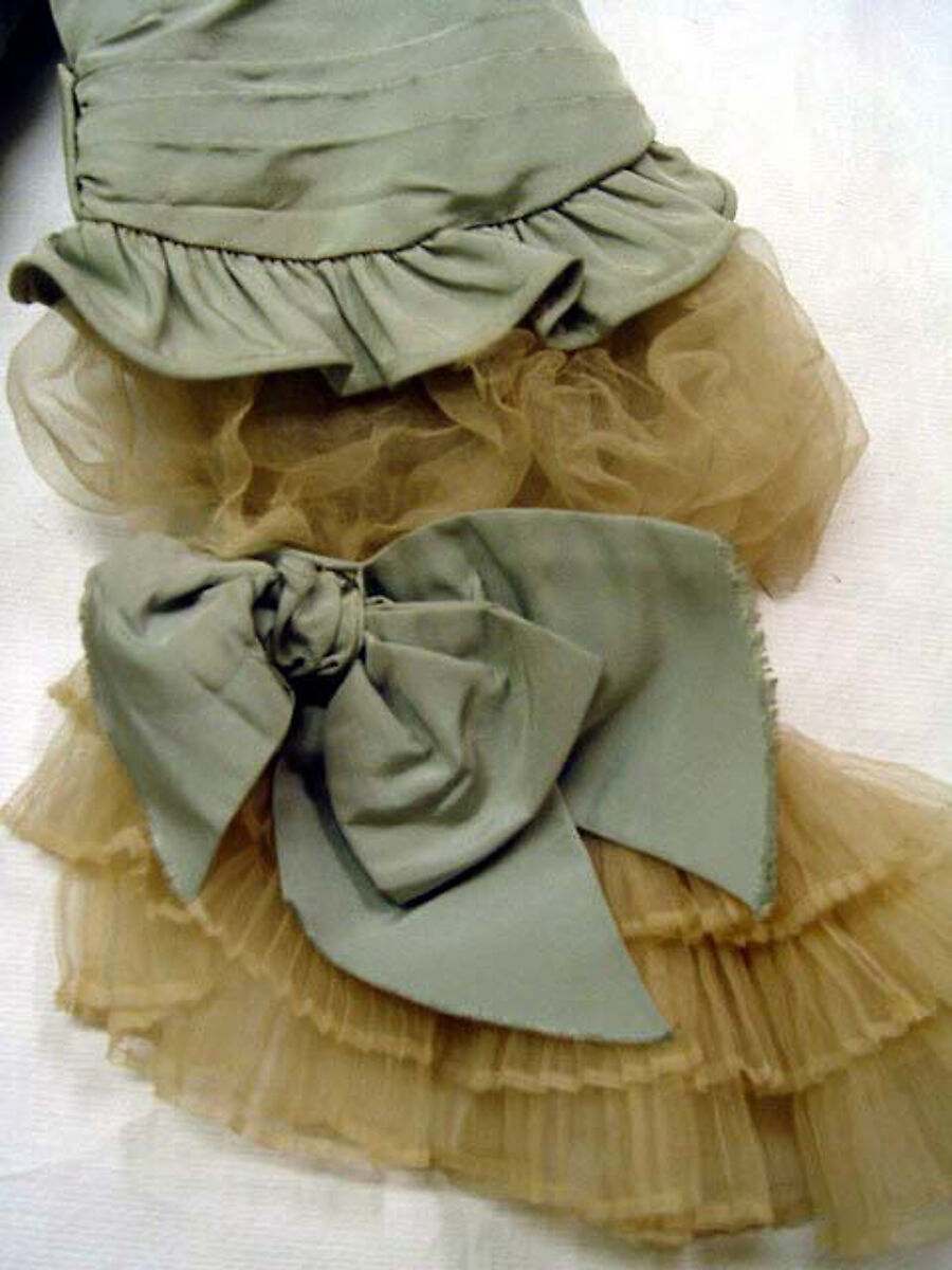 Dinner dress, A. Corbay (French), silk, French