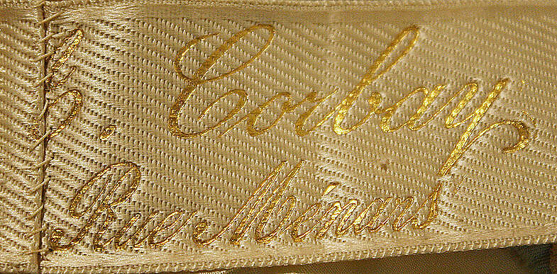 Dinner dress, A. Corbay (French), silk, French