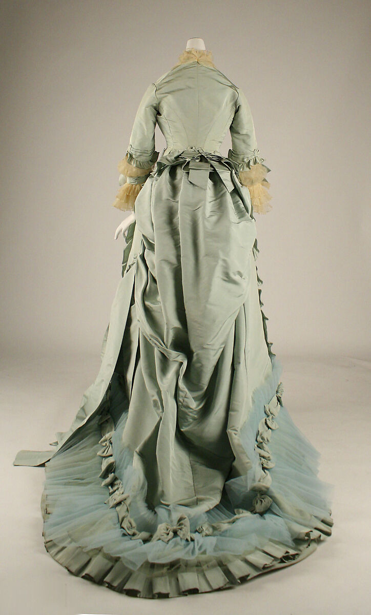 Dinner dress, A. Corbay (French), silk, French