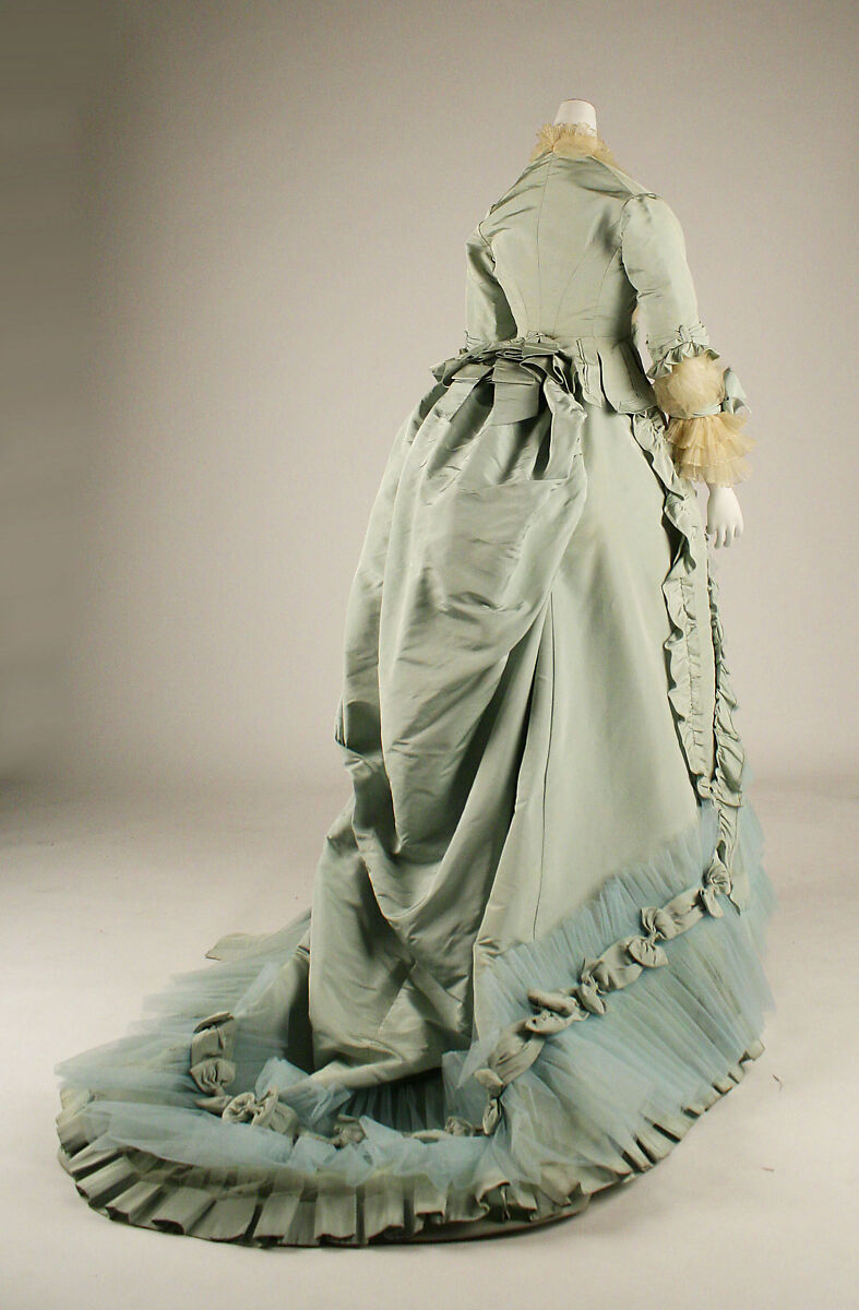 Dinner dress, A. Corbay (French), silk, French
