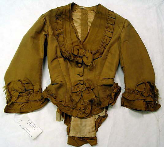 Dress, silk, American