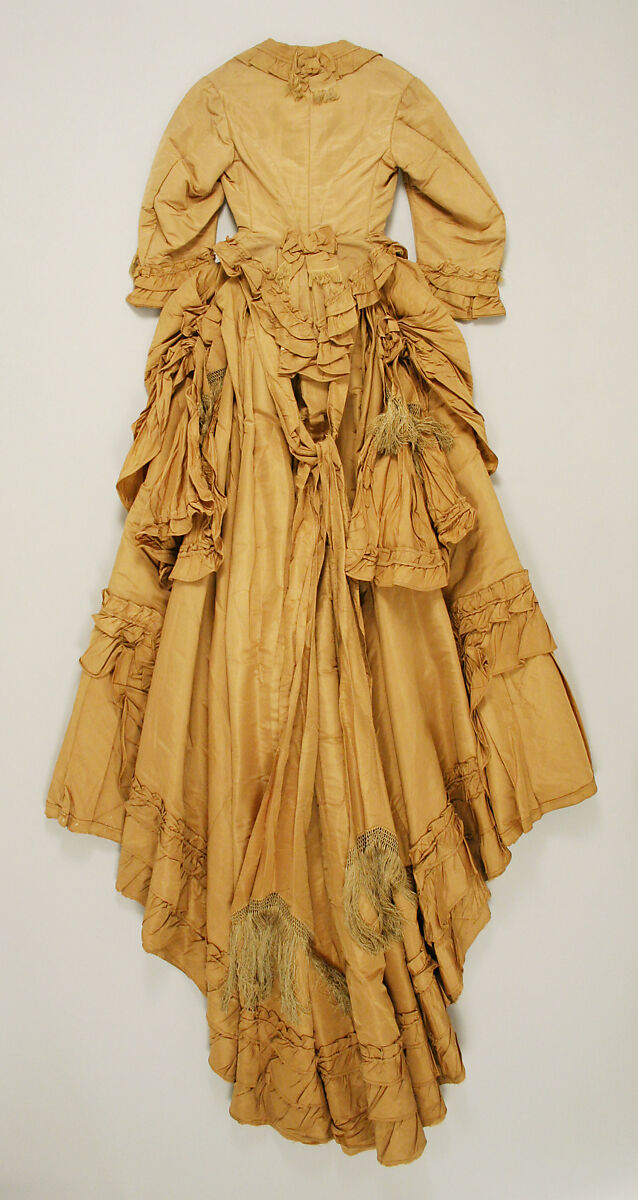 Dress, silk, American