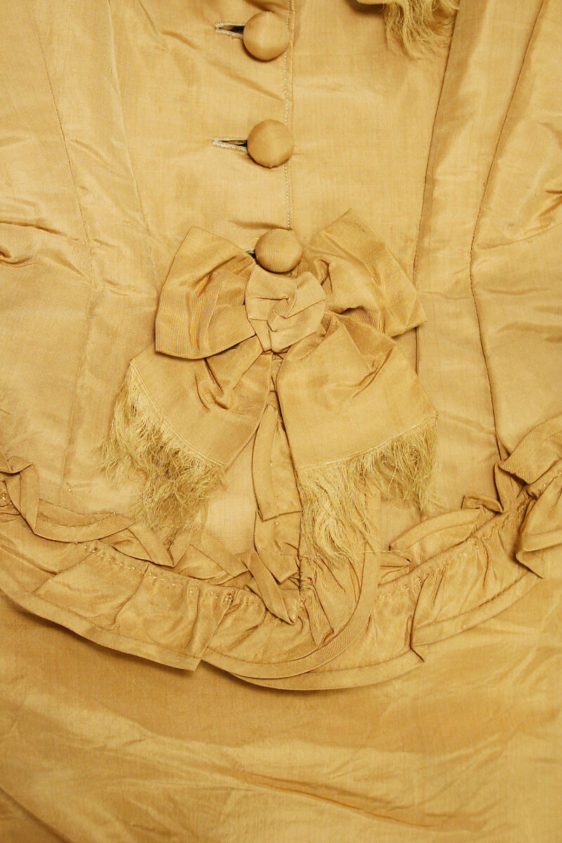 Dress, silk, American