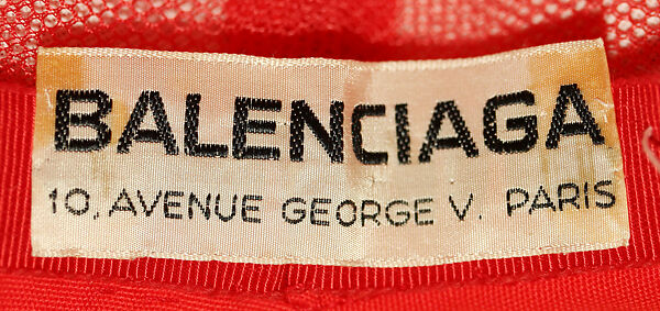 Hat, House of Balenciaga (French, founded 1937), cotton, French