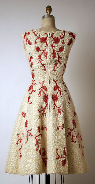 Evening dress, Anne Fogarty (American, Pittsburgh, Pennsylvania 1919–1980 New York), rayon, nylon, American