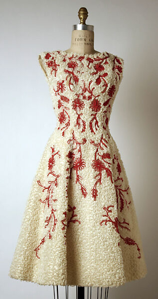 Evening dress, Anne Fogarty (American, Pittsburgh, Pennsylvania 1919–1980 New York), rayon, nylon, American 