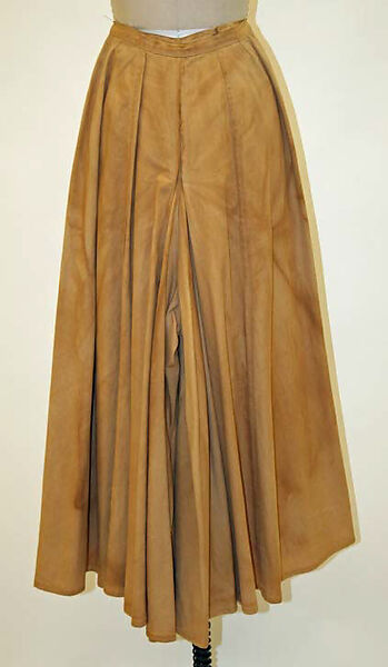 Riding culottes, cotton, American
