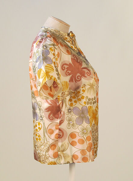 Blouse, Wiener Werkstätte, silk, Austrian