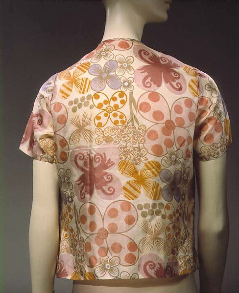 Blouse, Wiener Werkstätte, silk, Austrian