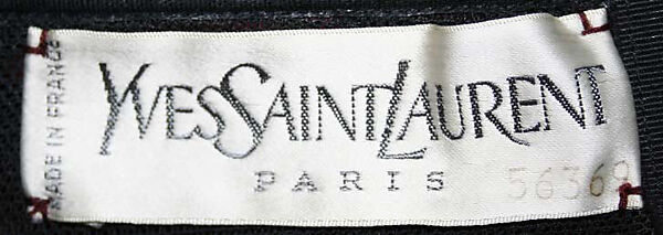 Evening dress, Yves Saint Laurent (French, founded 1961), silk, French