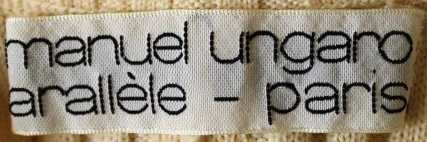 Ensemble, Emanuel Ungaro (French, 1933–2019), wool, leather, French