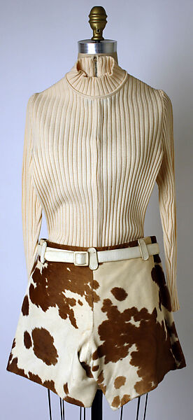 Ensemble, Emanuel Ungaro (French, 1933–2019), wool, leather, French