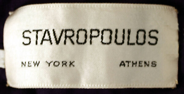 Evening dress, George Peter Stavropoulos (American, born Greece, 1920–1990), [no medium available], American