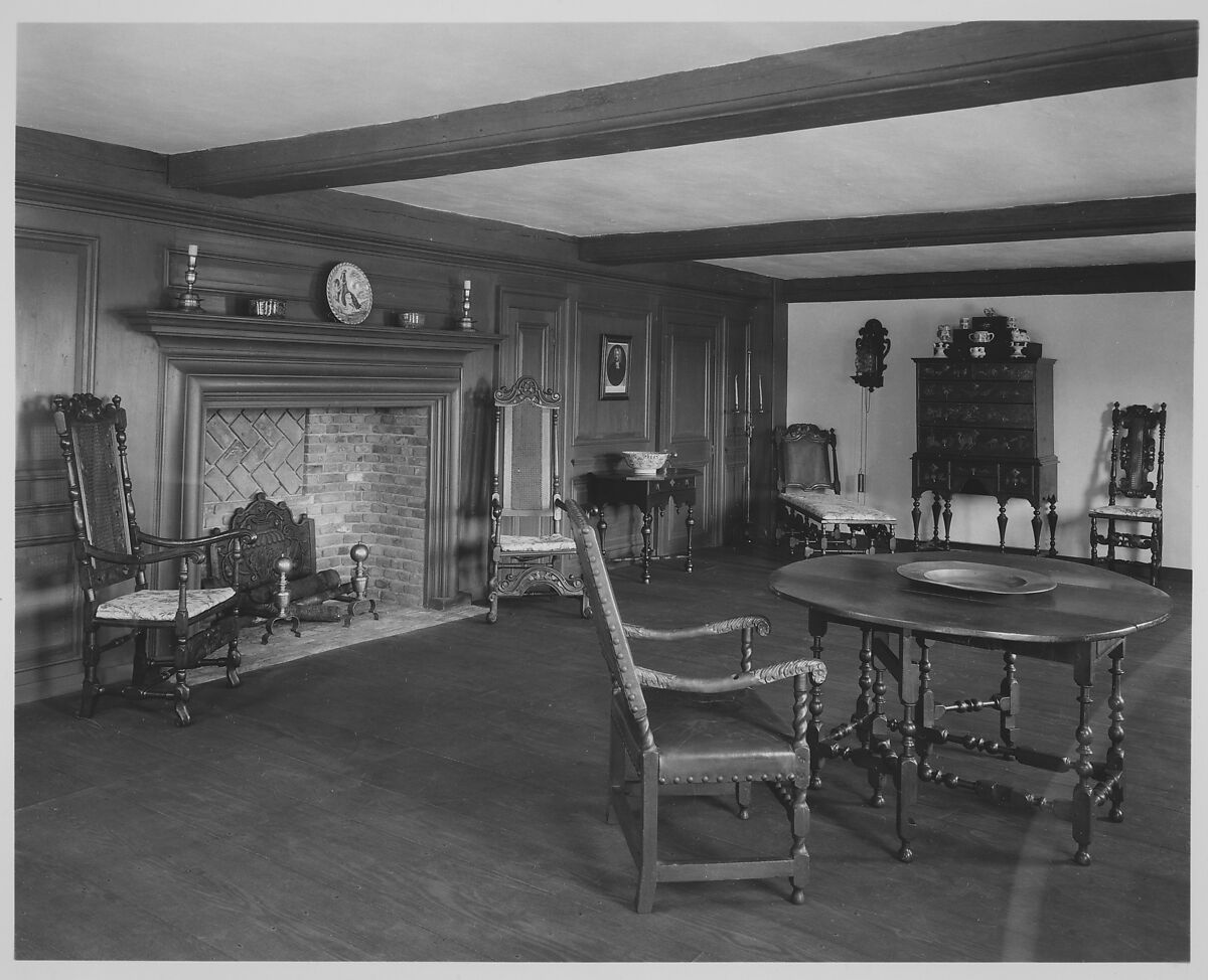 Wentworth House, Wood, oak, pine, American