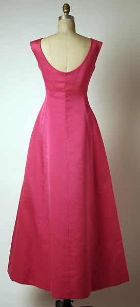 Evening ensemble, (a, b) House of Givenchy (French, founded 1952), silk, fur, French