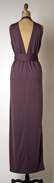 Evening ensemble, House of Givenchy (French, founded 1952), rayon, metal, French