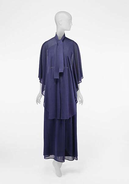 Evening ensemble, House of Givenchy (French, founded 1952), silk, French