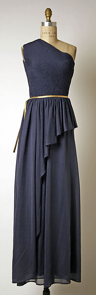 Evening ensemble, House of Givenchy (French, founded 1952), silk, French