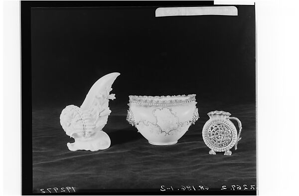 Whimsy Pitcher, Knowles, Taylor, and Knowles (1870–1929), Porcelain, American