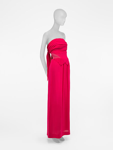 Evening dress, House of Givenchy (French, founded 1952), silk, French