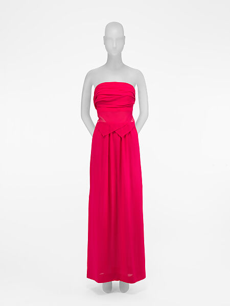 Evening dress, House of Givenchy (French, founded 1952), silk, French