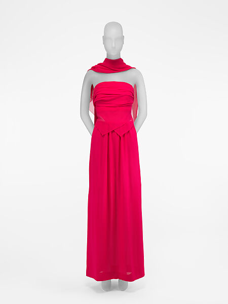 Evening dress, House of Givenchy (French, founded 1952), silk, French 