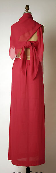 Evening dress, House of Givenchy (French, founded 1952), silk, French