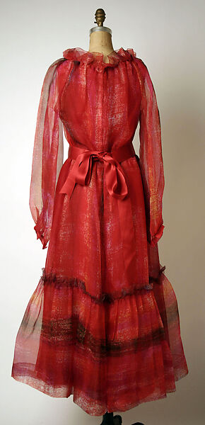 Evening dress, House of Givenchy (French, founded 1952), silk, French