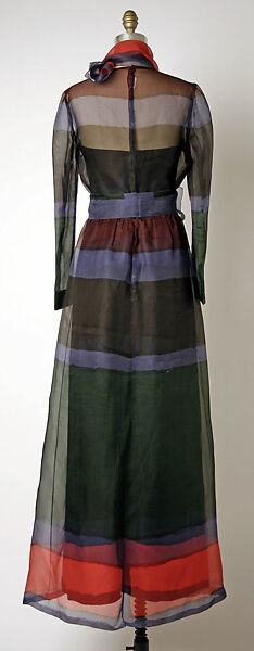 Evening ensemble, House of Givenchy (French, founded 1952), silk, French