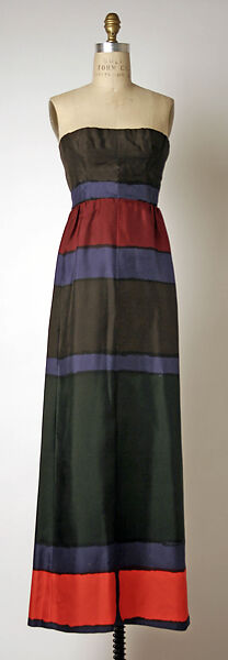 Evening ensemble, House of Givenchy (French, founded 1952), silk, French
