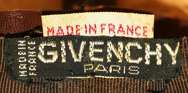 Hat, House of Givenchy (French, founded 1952), leather, French