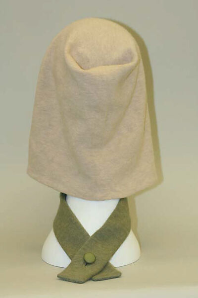 Hat, House of Givenchy (French, founded 1952), wool, angora, French