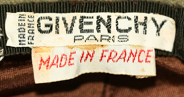 Hat, House of Givenchy (French, founded 1952), wool, angora, French