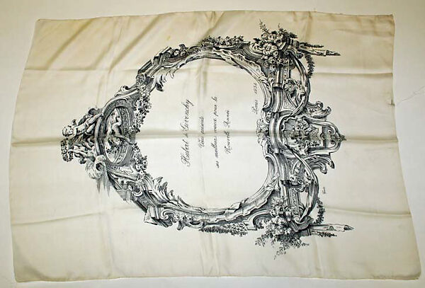 Scarf, House of Givenchy (French, founded 1952), silk, French