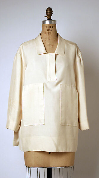 Blouse, House of Givenchy (French, founded 1952), silk, French 