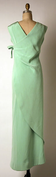 Evening ensemble, House of Givenchy (French, founded 1952), (a) silk; (b, c) leather, silk, French