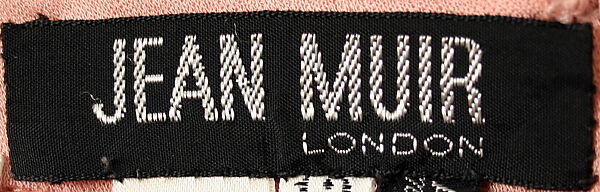 Dress, Jean Muir (British, 1966–2007), rayon, British