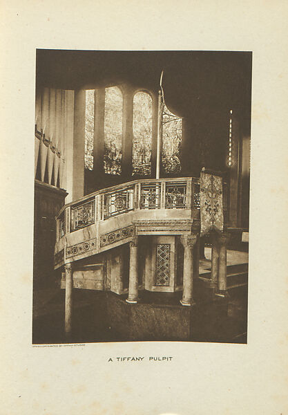 Memorials in glass and stone, Tiffany Studios (1902–32)