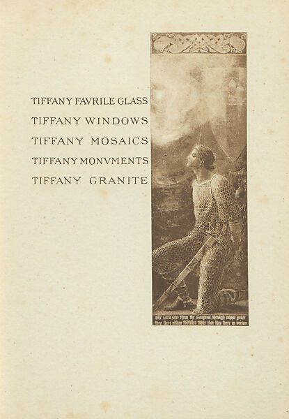 Memorials in glass and stone, Tiffany Studios (1902–32)