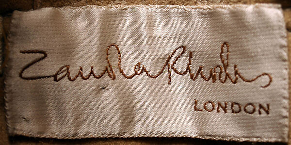 Dress, Zandra Rhodes (British, founded 1969), plastic film, British