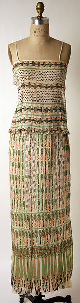 Evening ensemble, Zandra Rhodes (British, founded 1969), polyester, nylon, British