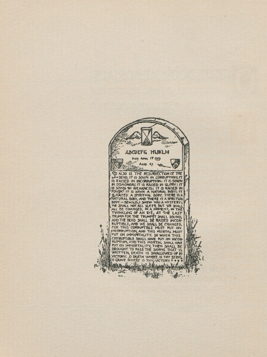 Out-of-door memorials : mausoleums, tombs, headstones and all forms of mortuary monuments, Tiffany Studios (1902–32)