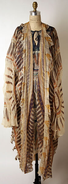 Ensemble, Zandra Rhodes (British, founded 1969), silk, British 