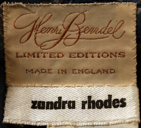 Ensemble, Zandra Rhodes (British, founded 1969), silk, British