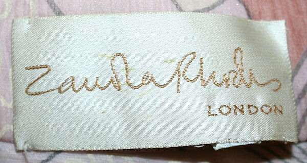 Blouse, Zandra Rhodes (British, founded 1969), silk, British