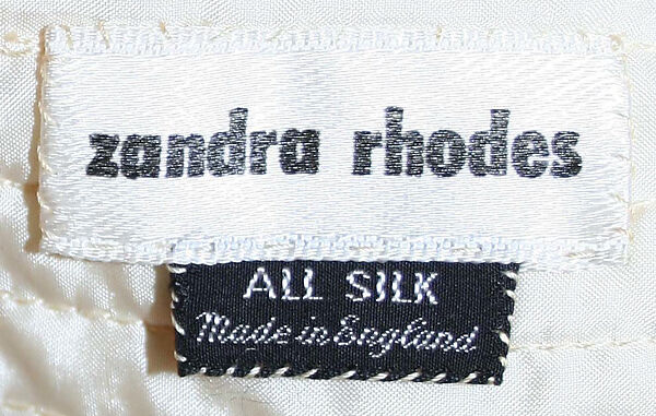 Blouse, Zandra Rhodes (British, founded 1969), silk, British