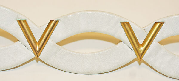 Belt, Valentino S.p.A. (Italian, founded 1959), leather, metal, Italian