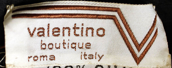 Evening dress, Boutique Valentino (Italian, founded 1969), silk, Italian