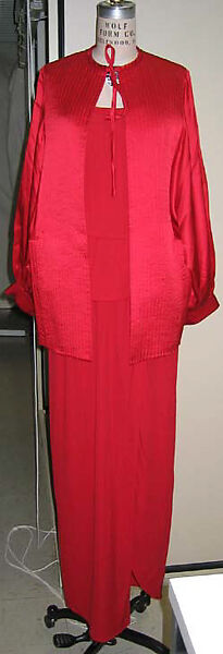 Evening ensemble, Valentino S.p.A. (Italian, founded 1959), silk, Italian